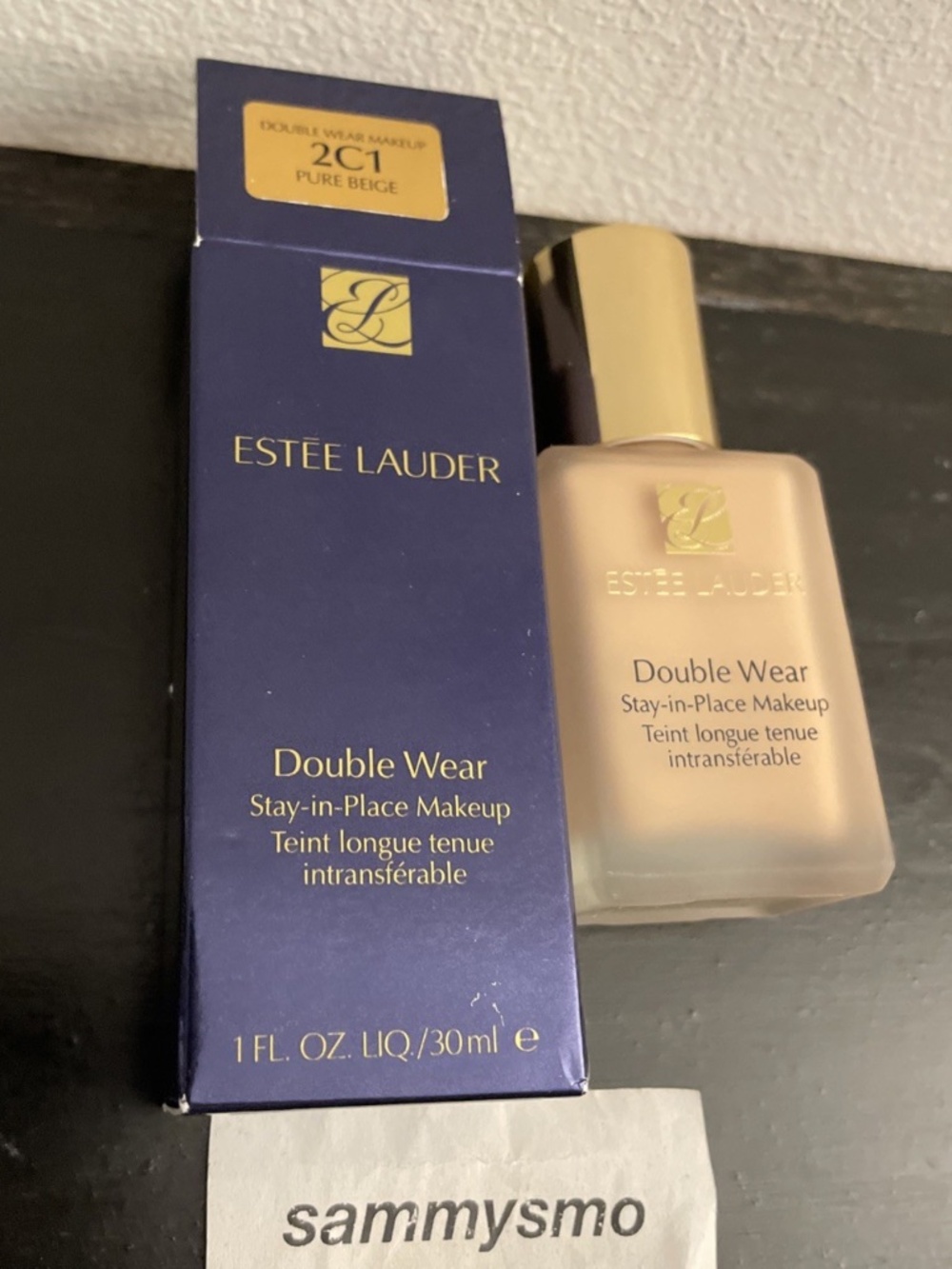 Estee Lauder Double Wear Stay-in-Place Makeup 2C1 Pure Beige 1 oz